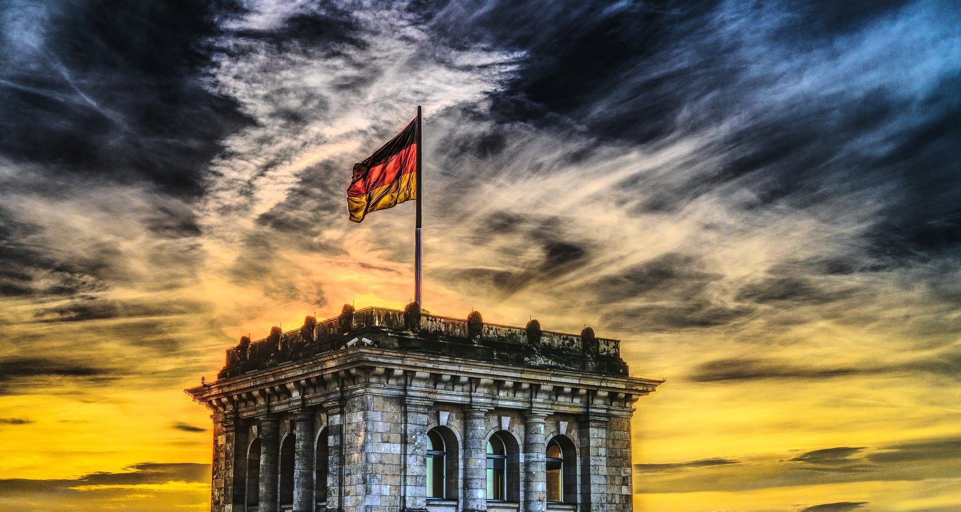 German Bundestag parliament building in Berlin